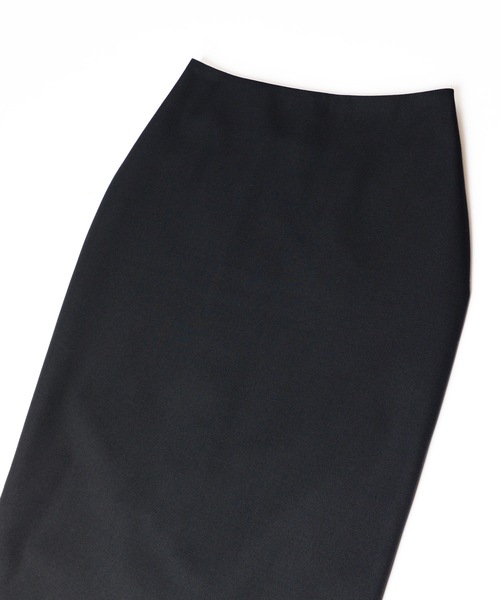 スカート HOLIDAY WOOL TWILL SLIM SKIRT WOOL TWILL SLIM SKIRT ウールツイルスリムスカート（スカート