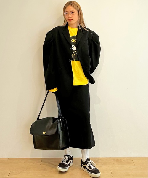 スカート HOLIDAY WOOL TWILL SLIM SKIRT WOOL TWILL SLIM SKIRT ウールツイルスリムスカート（スカート