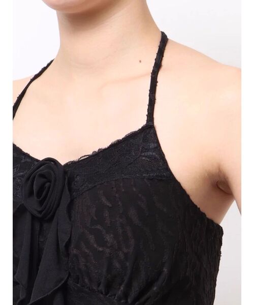 EATME(イートミー)の「カップ付コサージュキャミソール(キャミソール・レディース・オフホワイト/ブラック/グレー・FREE)」の14枚目の写真