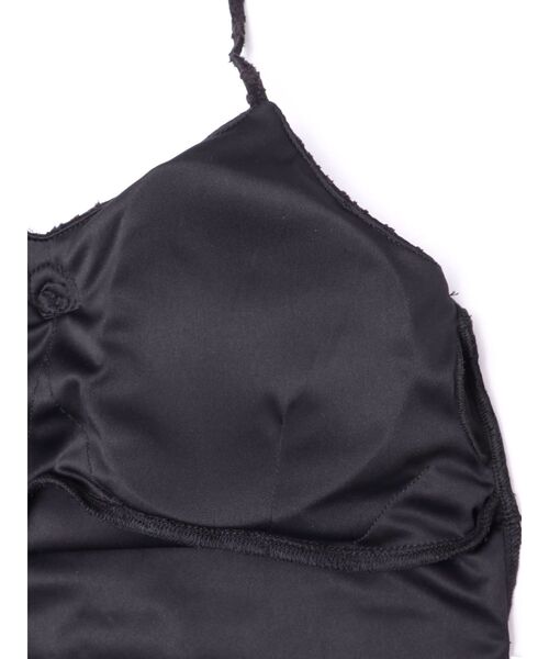 EATME(イートミー)の「カップ付コサージュキャミソール(キャミソール・レディース・オフホワイト/ブラック/グレー・FREE)」の6枚目の写真