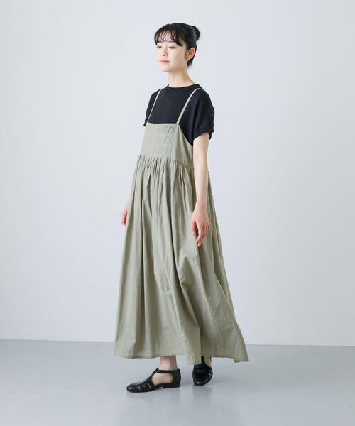 新品タグ付試着のみ♡かぐれ ピンタックキャミワンピース BLACK 新品タグ付試着のみ♡かぐれ ピンタックキャミワンピース BLACK
