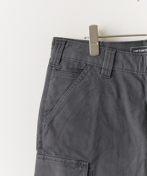 Carhartt（カーハート）の「Carhartt/カーハート Rugged Flex Relaxed Fit Canvas Cargo Work Short パンツ（チノパンツ・メンズ・チャコールグレー/ベージュ/カーキブラウン・30/32/34/36）」の6枚目の写真