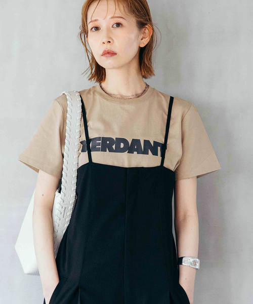 JOURNAL STANDARD(ジャーナルスタンダード)の「《WEB限定追加2》VERDANT Tシャツ(Tシャツ/カットソー・レディース・ブラック系その他/シルバー/ホワイト/ベージュ・FREE)」の4枚目の写真