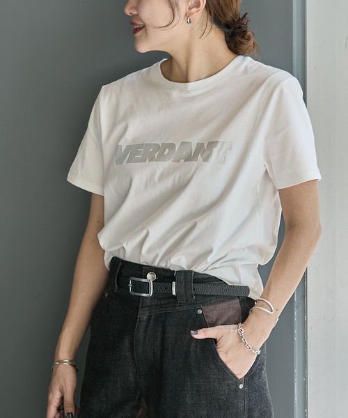JOURNAL STANDARD(ジャーナルスタンダード)の「《WEB限定追加2》VERDANT Tシャツ(Tシャツ/カットソー・レディース・ブラック系その他/シルバー/ホワイト/ベージュ・FREE)」の7枚目の写真