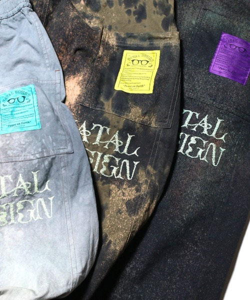 NATAL DESIGN(ネイタルデザイン)の「GALLIANO PANTS DYE ver.(カーゴパンツ・メンズ・ホワイト/ブラック/カーキ・MEDIUM/SMALL/LARGE)」の5枚目の写真