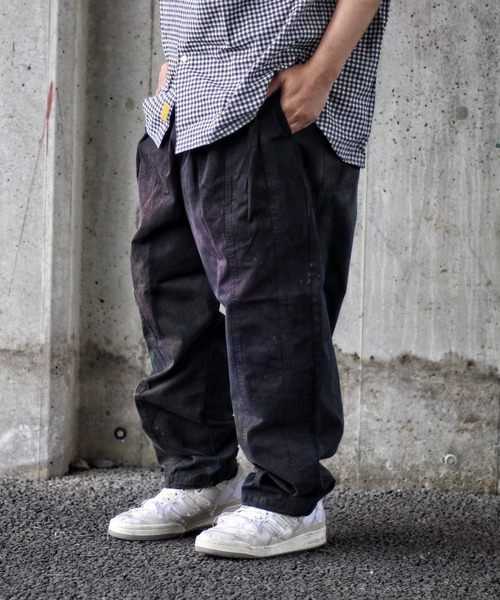 NATAL DESIGN(ネイタルデザイン)の「GALLIANO PANTS DYE ver.(カーゴパンツ・メンズ・ホワイト/ブラック/カーキ・MEDIUM/SMALL/LARGE)」の10枚目の写真