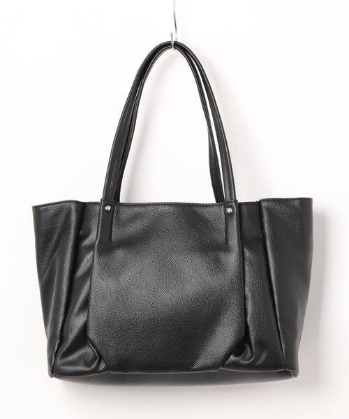 m.f.editorial（エムエフエディトリアル）の「【A4対応】m.f.エディトリアル レディース 10ポケット トートバッグ（トートバッグ・レディース・ブラック/グレー・FREE）」の7枚目の写真