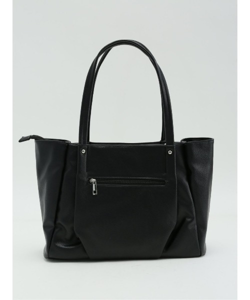 m.f.editorial（エムエフエディトリアル）の「【A4対応】m.f.エディトリアル レディース 10ポケット トートバッグ（トートバッグ・レディース・ブラック/グレー・FREE）」の9枚目の写真