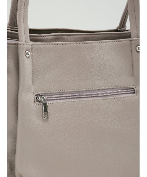 m.f.editorial（エムエフエディトリアル）の「【A4対応】m.f.エディトリアル レディース 10ポケット トートバッグ（トートバッグ・レディース・ブラック/グレー・FREE）」の22枚目の写真