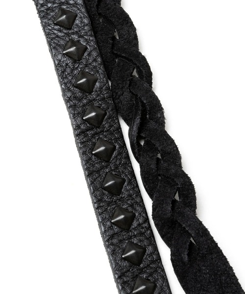 小物 CALEE LEATHER LONG KEY RING STUDS LEATHER LONG KEY RING（キーホルダー）｜CALEE（キャリー