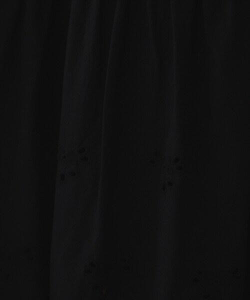 UNTITLED（アンタイトル）の「【セットアップ可/コットン100】スカラップ刺繍スカート（スカート・レディース・ホワイト/ブラック・42/44/46/48/00/01/02/03/04）」の7枚目の写真