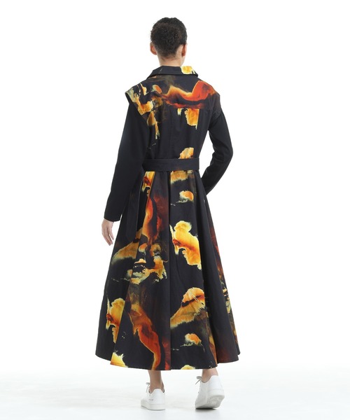 Y-3(ワイスリー)の「Y-3 AOP UT TWILL DRESS(ワンピース・レディース・ブラック系・XX-SMALL/X-SMALL/SMALL/MEDIUM)」の5枚目の写真