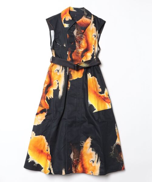 Y-3(ワイスリー)の「Y-3 AOP UT TWILL DRESS(ワンピース・レディース・ブラック系・XX-SMALL/X-SMALL/SMALL/MEDIUM)」の4枚目の写真