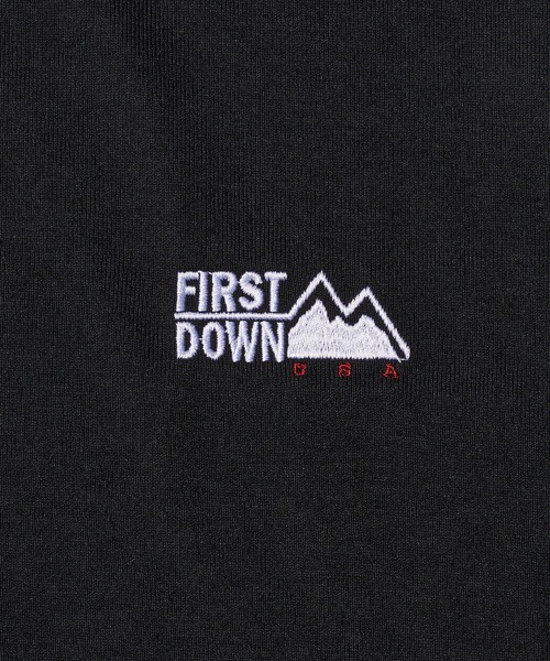 FIRST DOWN（ファーストダウン）の「リネンタッチ ショートスリーブ ロゴ  ポロシャツ（ポロシャツ・メンズ・ホワイト/ブラック・XL/L/M）」の16枚目の写真