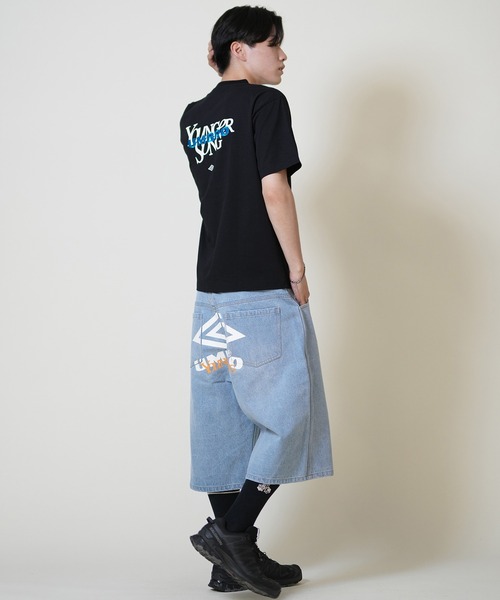 umbro younger song デニムハーフパンツ　黒 umbro younger song デニムハーフパンツ 黒 限定】UMBRO