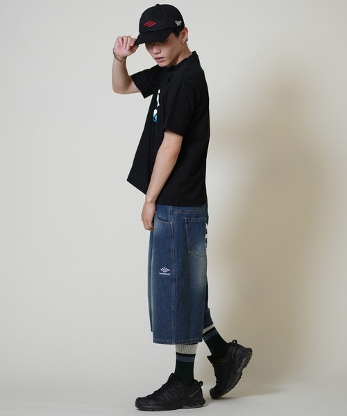 umbro younger song デニムハーフパンツ　黒 セール】【限定】UMBRO/アンブロ Younger Song/ヤンガーソング