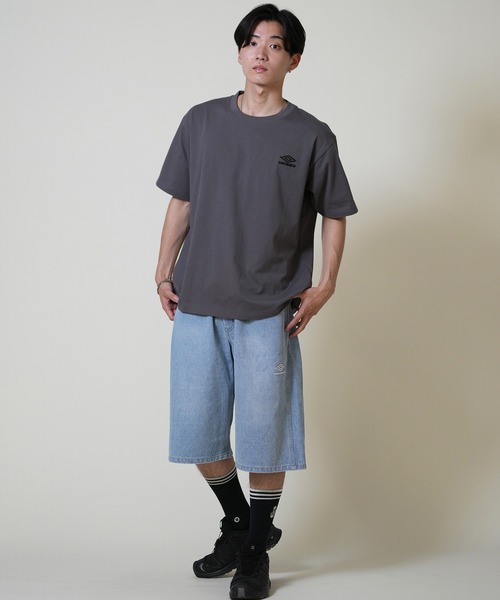 umbro younger song デニムハーフパンツ　黒 Younger Song パンツ 「限定」UMBRO/アンブロ Younger Song/ヤンガー