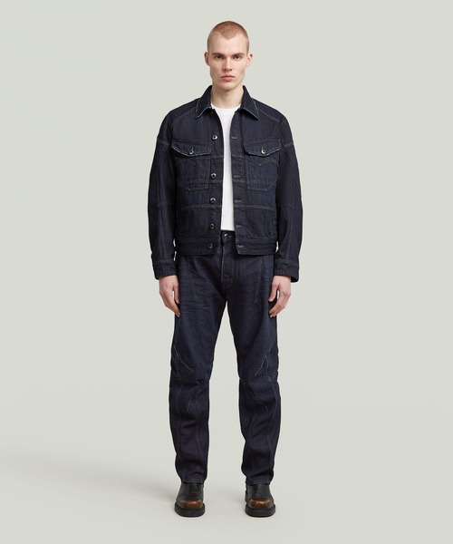 G-STAR（ジースター）の「【Safari Online掲載】Kitoh 3D Relaxed Tapered/立体裁断ワイドリラックステーパードジーンズ（デニムパンツ・メンズ・ダークインディゴブルー・34/30/33/30/32/30/31/30/30/30/29/30/28/30）」の3枚目の写真