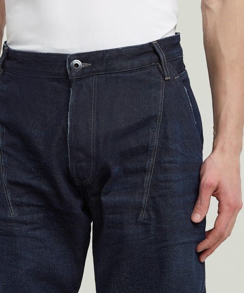 G-STAR（ジースター）の「【Safari Online掲載】Kitoh 3D Relaxed Tapered/立体裁断ワイドリラックステーパードジーンズ（デニムパンツ・メンズ・ダークインディゴブルー・34/30/33/30/32/30/31/30/30/30/29/30/28/30）」の4枚目の写真