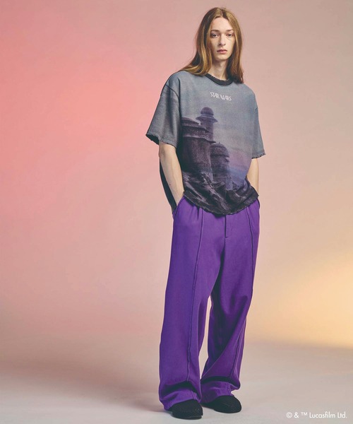 MAISON SPECIAL(メゾンスペシャル)の「《UNISEX》【MOVIE SERIES】「STAR WARS」Prime-Over Crew Neck T-Shirt/「スターウォーズ」プライムオーバークルーネックTシャツ【MAISON SPECIAL/メゾンスペシャル】(Tシャツ/カットソー・メンズ・ブラック/チャコールグレー/ダークブラック・1/2)」の10枚目の写真