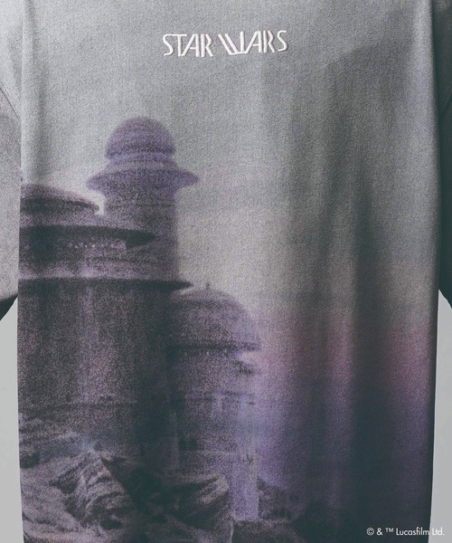 MAISON SPECIAL(メゾンスペシャル)の「《UNISEX》【MOVIE SERIES】「STAR WARS」Prime-Over Crew Neck T-Shirt/「スターウォーズ」プライムオーバークルーネックTシャツ【MAISON SPECIAL/メゾンスペシャル】(Tシャツ/カットソー・メンズ・ブラック/チャコールグレー/ダークブラック・1/2)」の6枚目の写真
