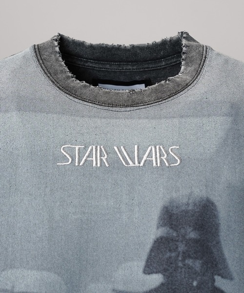 MAISON SPECIAL(メゾンスペシャル)の「《UNISEX》【MOVIE SERIES】「STAR WARS」Prime-Over Crew Neck T-Shirt/「スターウォーズ」プライムオーバークルーネックTシャツ【MAISON SPECIAL/メゾンスペシャル】(Tシャツ/カットソー・メンズ・ブラック/チャコールグレー/ダークブラック・1/2)」の14枚目の写真
