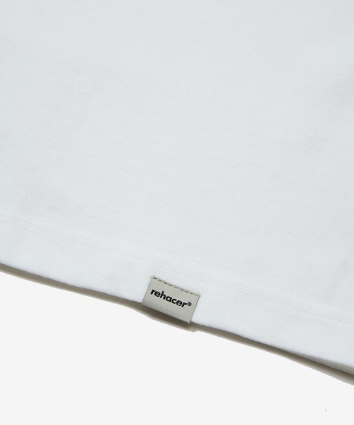 rehacer(レアセル)の「rehacer : Blossom Heart Relax Fit T-shirt / ブロッサムハート リラックス フィットTシャツ(Tシャツ/カットソー・メンズ・ホワイト/ブラック・MEDIUM/LARGE/X-LARGE/SMALL)」の6枚目の写真