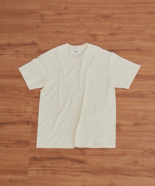 MERLOT(メルロー)の「MERLOTオリジナルベーシックコットンTシャツ(Tシャツ/カットソー・レディース・ライトグレー/レッド/ネイビー/ベージュ・FREE)」の11枚目の写真