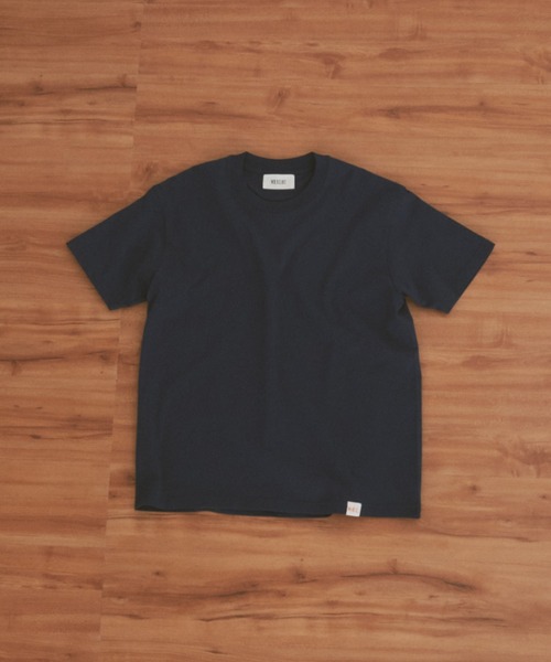 MERLOT(メルロー)の「MERLOTオリジナルベーシックコットンTシャツ(Tシャツ/カットソー・レディース・ライトグレー/レッド/ネイビー/ベージュ・FREE)」の10枚目の写真