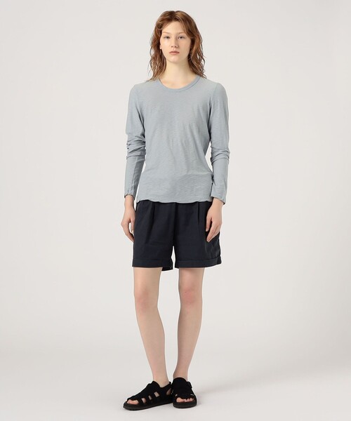 JAMES PERSE　リネン　ショートパンツ ウエストゴム BPF01_18_18124412342_1100?$
