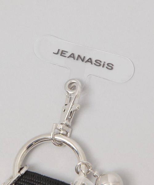 JEANASIS（ジーナシス）の「バンドロゴチャームスマホストラップ/497056（スマホグッズ・レディース・ホワイト系その他/ブラック系その他・FREE）」の4枚目の写真