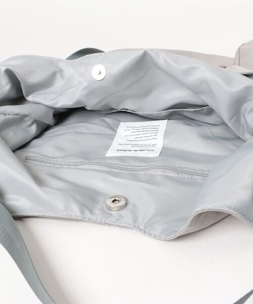 SALON de RUBAN（サロンドルヴァン）の「【SALON de RUBAN / サロン ド ルヴァン】 × PEZ ショルダートート（ショルダーバッグ・レディース・ライトグレー/ブラック/アイボリー/モカ・FREE）」の9枚目の写真