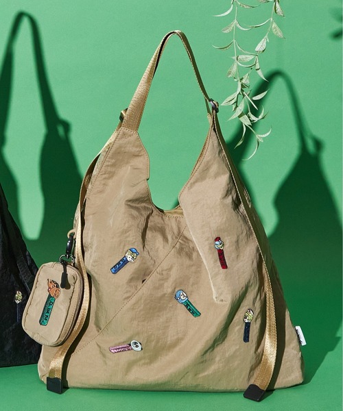 SALON de RUBAN（サロンドルヴァン）の「【SALON de RUBAN / サロン ド ルヴァン】 × PEZ ショルダートート（ショルダーバッグ・レディース・ライトグレー/ブラック/アイボリー/モカ・FREE）」の11枚目の写真