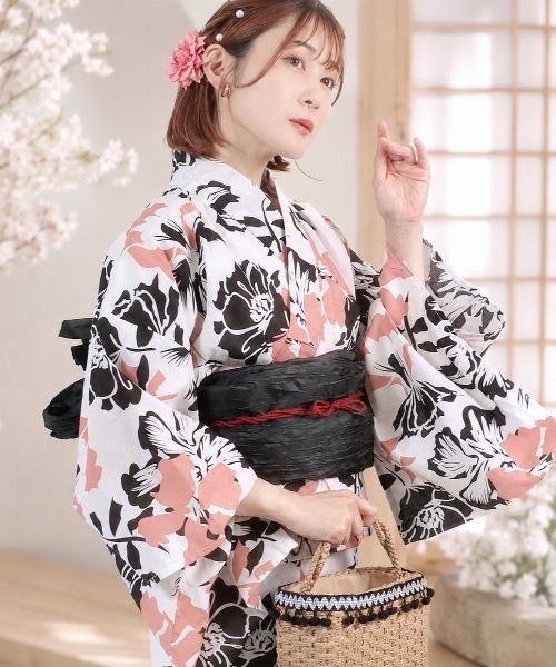 簡単着付け◎女の子 着物 セパレート 二部式 セット 753 4点セット