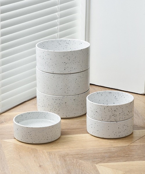 aimoha（アイモハ）の「ナチュラル陶器製ペットボウル＆竹製スタンドセット（その他ペットグッズ・レディース・ホワイト・LARGE）」の8枚目の写真
