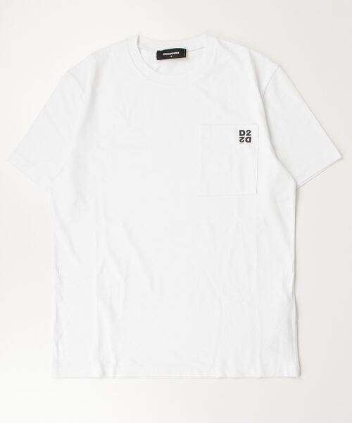 DSQUARED2(ディースクエアード)の「Twin Pack Regular Fit Tee Heavy Cotton Jersey /0261(Tシャツ/カットソー・メンズ・ホワイト×ブラック/ホワイト・M/XL/L/S)」の3枚目の写真
