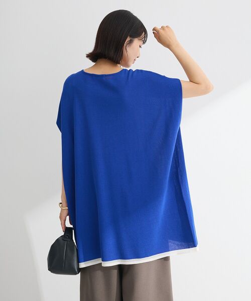 Green Parks(グリーンパークス)の「接触冷感ゆったりニットチュニック(チュニック・レディース・ブラック/ブルー/ライトグレー・FREE)」の10枚目の写真