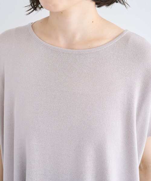 Green Parks(グリーンパークス)の「接触冷感ゆったりニットチュニック(チュニック・レディース・ブラック/ブルー/ライトグレー・FREE)」の19枚目の写真