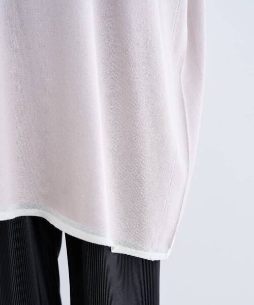 Green Parks(グリーンパークス)の「接触冷感ゆったりニットチュニック(チュニック・レディース・ブラック/ブルー/ライトグレー・FREE)」の21枚目の写真