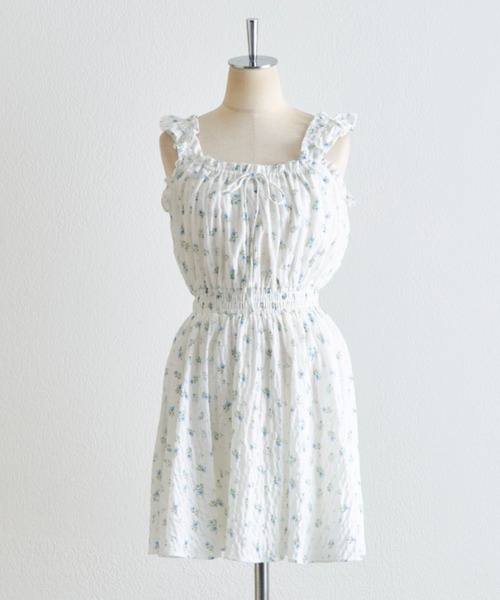 OLIVE des OLIVE（オリーブデオリーブ）の「チュニックワンピース（ワンピース・レディース・ブラック/サックスブルー/ホワイト/オフホワイト・FREE）」の9枚目の写真