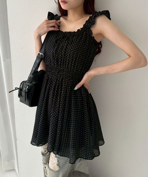 ozz ANJELO チュニックワンピース 1枚でお洒落が完成 アシンメ×和柄チュニックワンピース – ONE