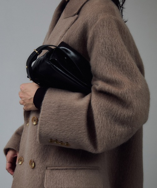 W S（ドゥーブル）】レザー2WAYクラッチショルダー（ショルダーバッグ