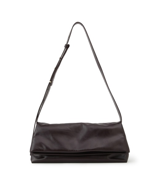 SALON adam et rope'（サロン アダム エ ロペ）の「【W S（ドゥーブル）】レザー2WAYクラッチショルダー（ショルダーバッグ・レディース・ブラック/ダークブラウン・FREE）」の18枚目の写真