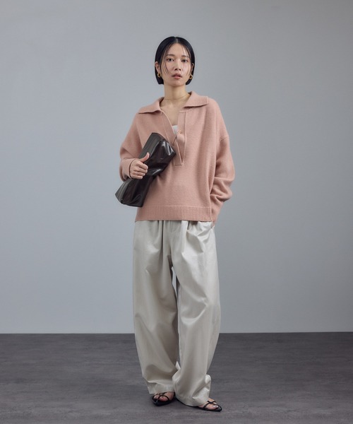 SALON adam et rope'（サロン アダム エ ロペ）の「【W S（ドゥーブル）】レザー2WAYクラッチショルダー（ショルダーバッグ・レディース・ブラック/ダークブラウン・FREE）」の21枚目の写真