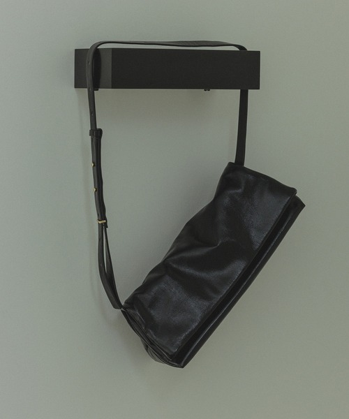 W S（ドゥーブル）】レザー2WAYクラッチショルダー（ショルダーバッグ