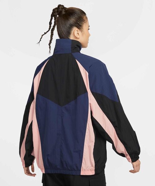 90sNike ナイキスポーツBristol ジャケット 黒/青XLビックロゴ 90sNike ナイキスポーツBristol ジャケット 黒/青XLビックロゴ