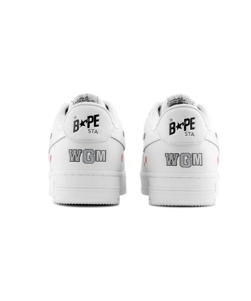 A BATHING APE(アベイシングエイプ)の「BAPE STA SHARK #2(スニーカー・メンズ・ブラック/ホワイト/パープル・10/11/12/7/8/9/8.5/13/9.5)」の7枚目の写真