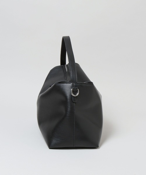 A part by(アパートバイ)の「2WAYソフトバッグ(ショルダーバッグ・レディース・ブラック/ライトベージュ・FREE)」の10枚目の写真