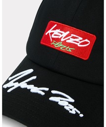 KENZO Elephant Logo' エンブロイド コットン キャップ