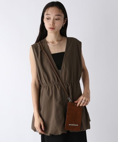 JEANASIS(ジーナシス)の「フェイクスエードスマホケースショルダー/580500(スマホグッズ・レディース・ブラウン/ライトブルー/ブラック・FREE)」の22枚目の写真